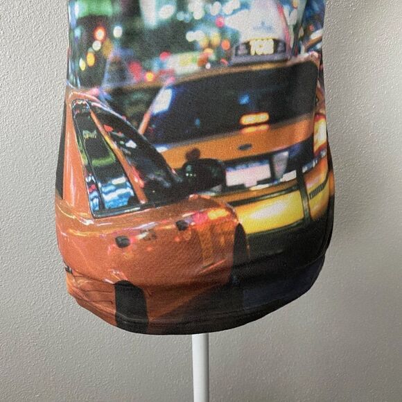 Fresh FX Art Deco Auto City Sublimation Design T-Shirt SZ L - Picture 7 of 10